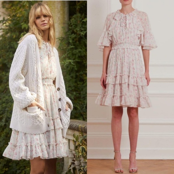Needle & Thread Dresses & Skirts - Needle & Thread Molly Blossom Mini Dress Multi